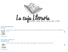 Tablet Screenshot of lacajaliteraria.com